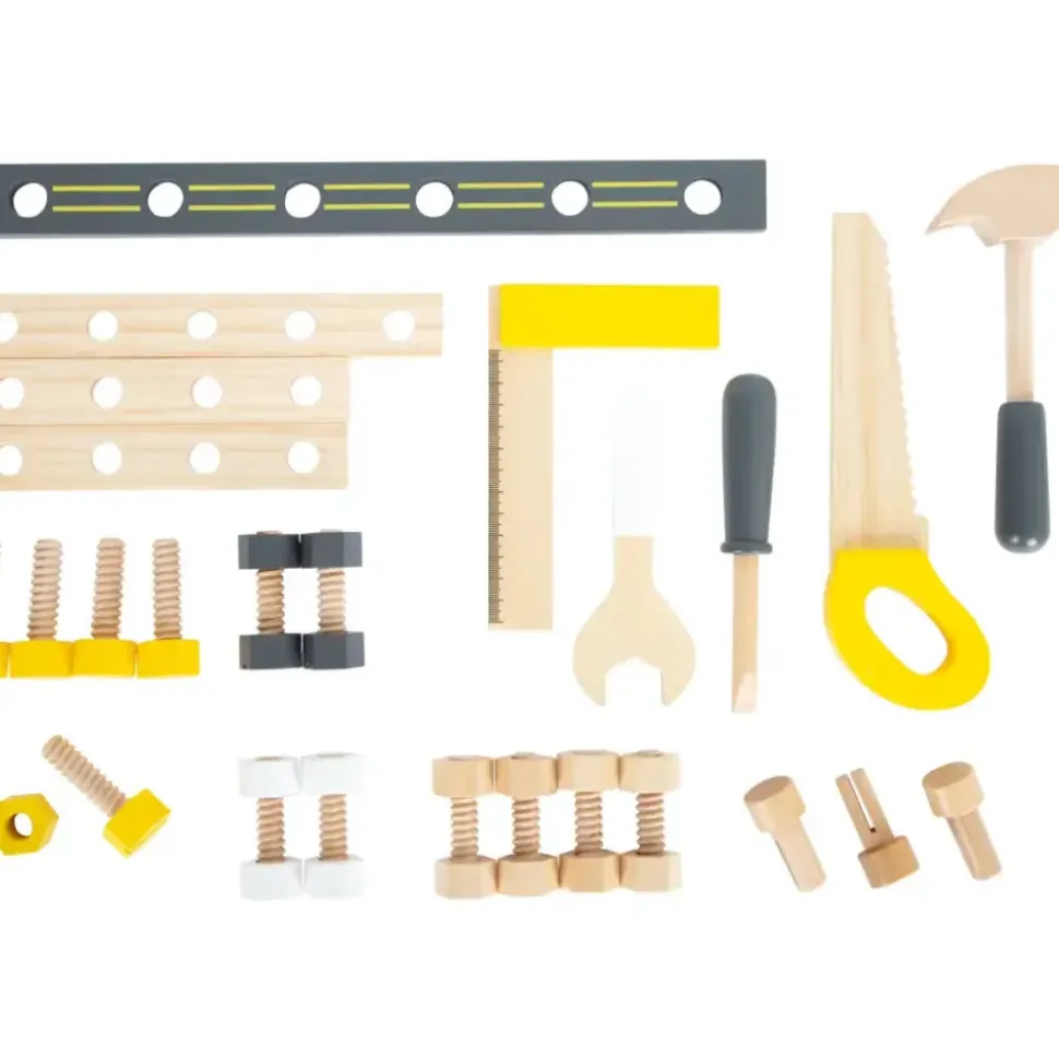 Compact Wood Workbench