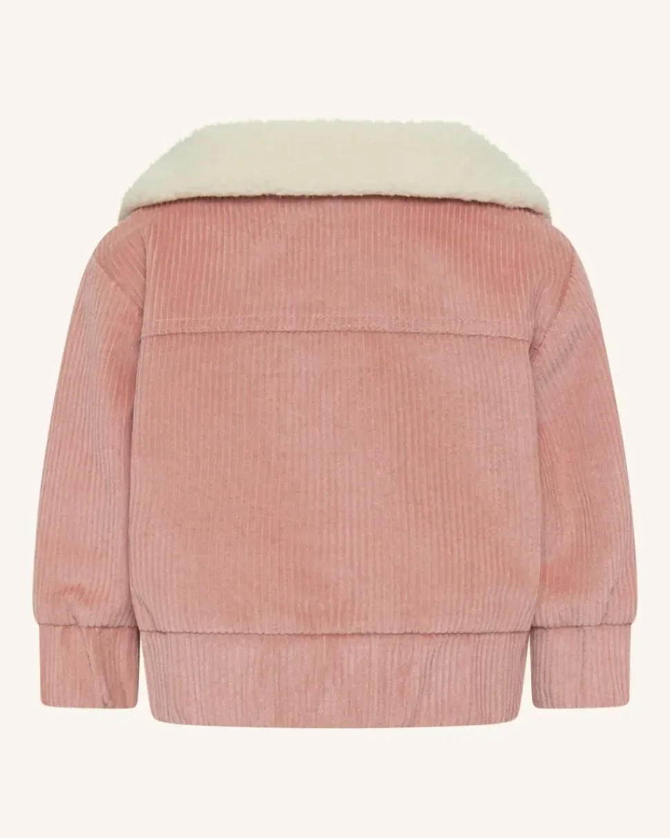 Corduroy Sherpa Collar Jacket