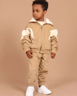 Corduroy Sherpa Zip Jacket