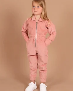 Corduroy Zip Jumpsuit