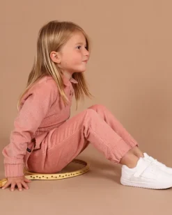 Corduroy Zip Jumpsuit