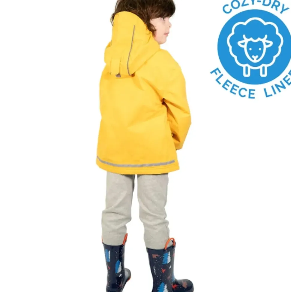 Cozy-Dry Waterproof Jacket - Yellow