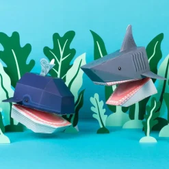 Create Your Own Ocean Puppets