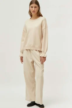 Cuff Detail Sweater - Cream
