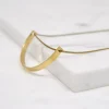 Curved Bar Necklace