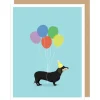 Dachshund Birthday Card