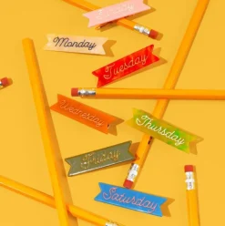 Days of the Week Hair Clips