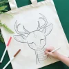 Deer Coloring Kit Tote