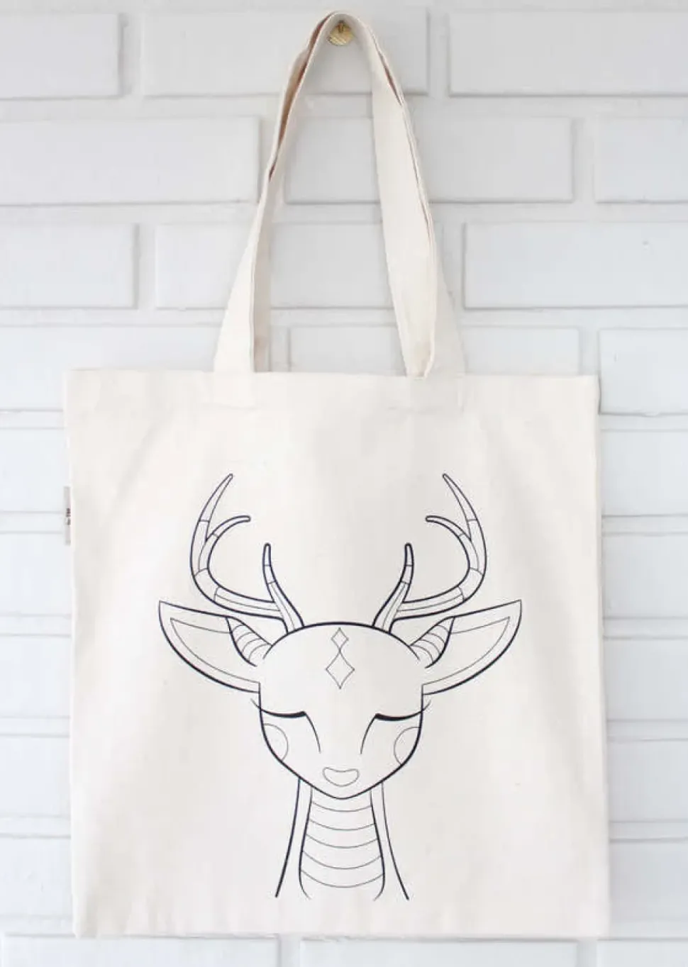 Deer Coloring Kit Tote