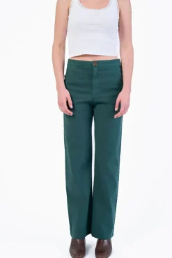 Denim Slub 4-Pocket Chino - Leaf