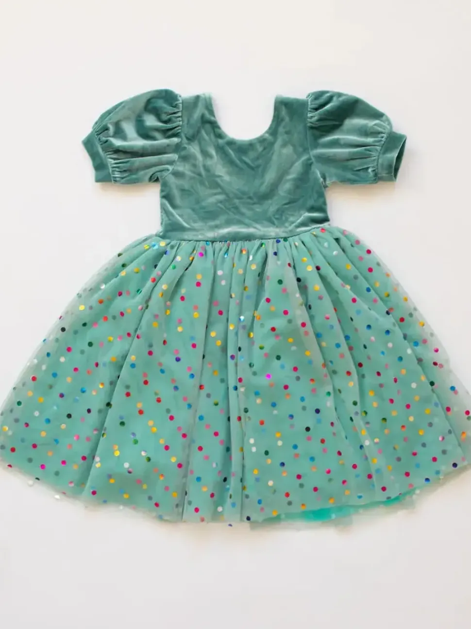 Diana Dress in Minty Confetti