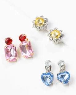 Dinner & A Movie Clip-On Earring Set