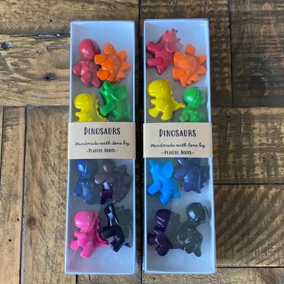 Dinosaur Crayons Gift Set