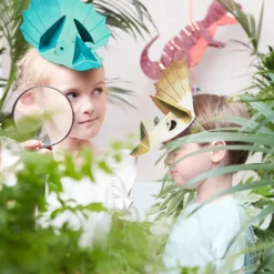 Dinosaur Kingdom Party Hats (x 8)