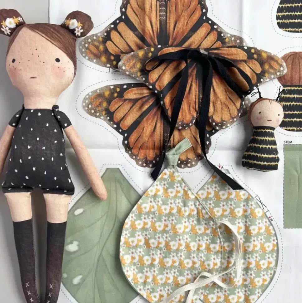 DIY Doll Kit Butterfly - Monarch