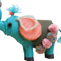 DIY Yarn Animal Art Kit-Elephant