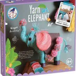 DIY Yarn Animal Art Kit-Elephant
