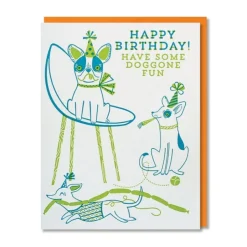 Doggone Fun Birthday Card