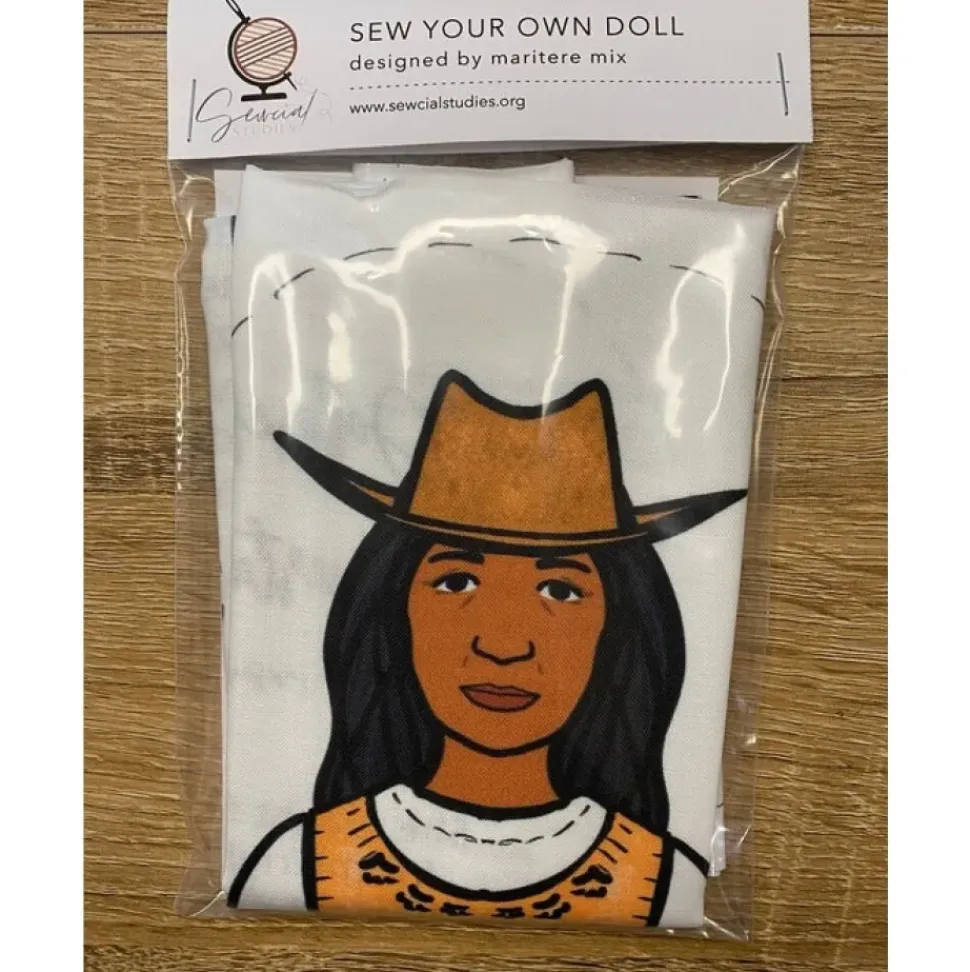 Dolores Huerta DIY Doll Fabric