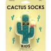 3D Packaged Crew Socks - Cool Cactus - Yellow