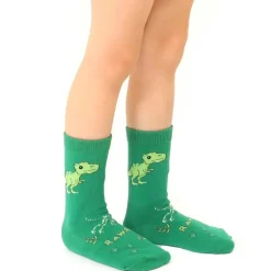 3D Packaged Crew Socks - Dinosaur - 