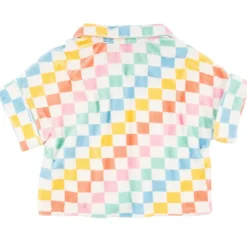 Drew Boxy Button Down Top - Starburst