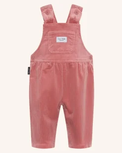 Dusty Pink Corduroy Dungaree Overall