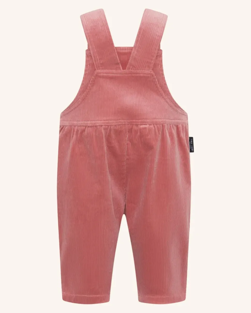 Dusty Pink Corduroy Dungaree Overall