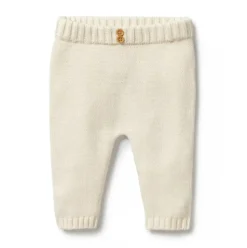 Ecru Knitted Legging