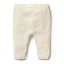 Ecru Knitted Legging