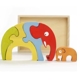 Elephant Family Puzzle