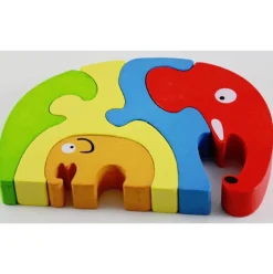 Elephant Family Puzzle