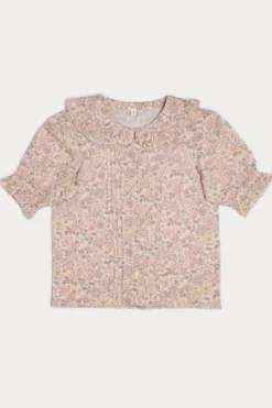 Ella Blouse - Pink Floral