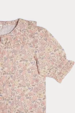 Ella Blouse - Pink Floral