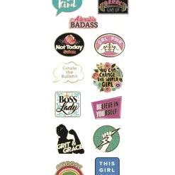 Enamel Power Pins - Several Styles