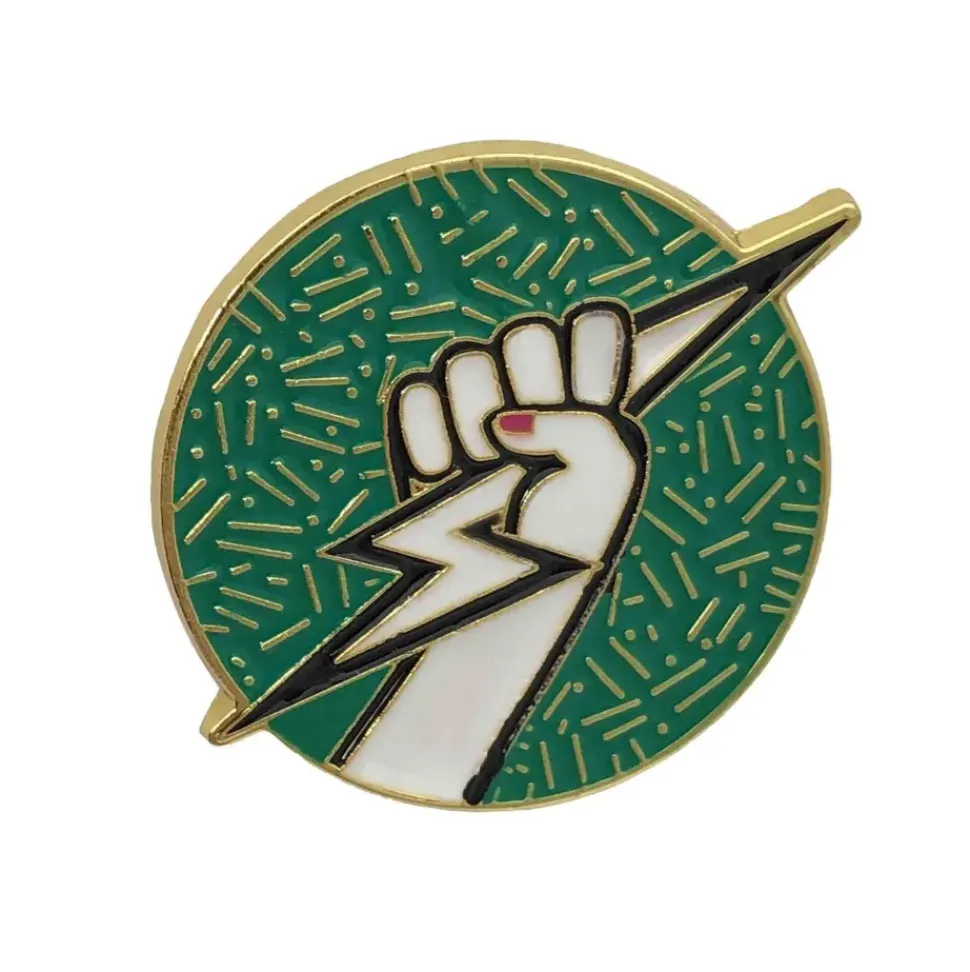 Enamel Power Pins - Several Styles