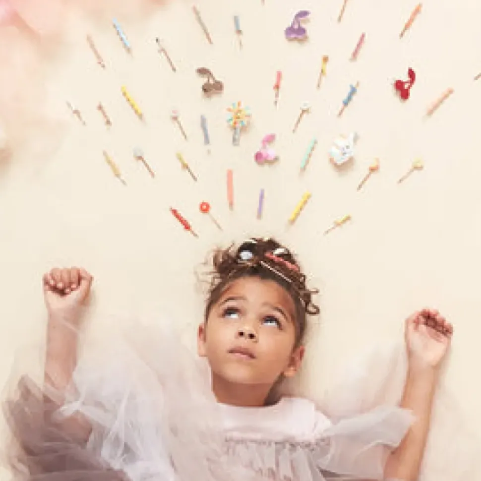Enamel Wavy Hair Clips (12 pack)