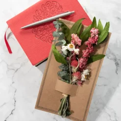 Eucalyptus & Pink Larkspur Mini Bouquet