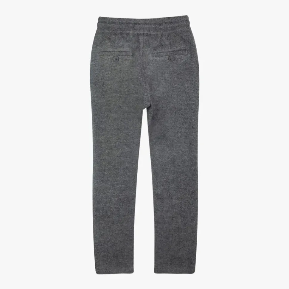 Everyday Stretch Pant - Charcoal Herringbone