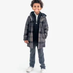 Everyday Stretch Pant - Charcoal Herringbone