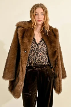 Faux Fur Coat