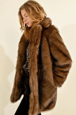 Faux Fur Coat