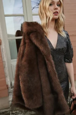 Faux Fur Coat