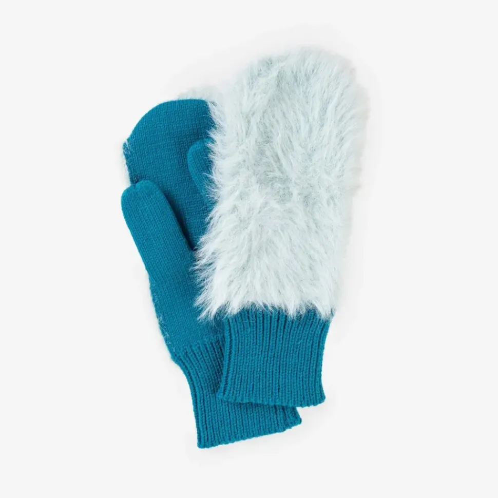 Faux Fur Mittens (three colors)