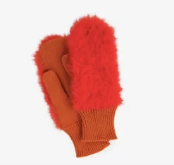Faux Fur Mittens (three colors)