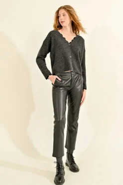 Faux Leather Pants