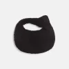 Faux Sheepskin Bag - Black