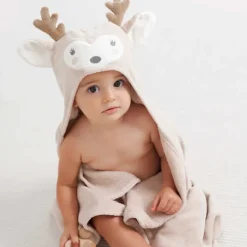 Fawn Hooded Baby Bath Wrap