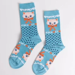 F*ck it Kitty Crew Socks