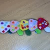 Felt Mushroom Hair Clip (several colors)
